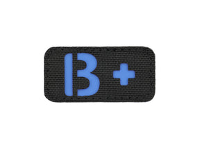 Laser Cut B+ Blood Type Patch
