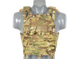Laser-Cut “Buckle Up" Operator Plate Carrier with AR15/AK Magazine Pouch — Multicamo