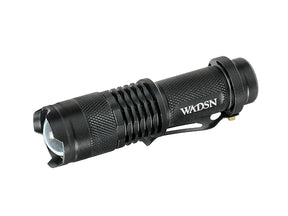 Mini telescopic flashlight - Sort
