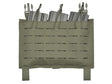 Buckle Up Low Profile Laser-Cut Panel for 3x AR15 / AK Magazines - Ranger Green