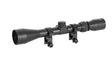 Scope 3-9x40 with high mount rings