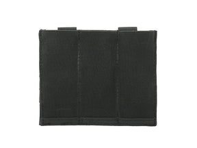 Elastic Triple Pistol Magazine Pouch - Black