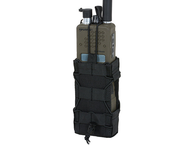 Open-Top Radio Pouch - Black