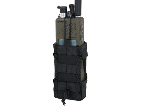 Open-Top Radio Pouch - Black