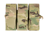 Triple Pouch for 6 AR15 Magazines, Laser Cut - Multicamo
