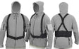 Padded patrol belt with suspenders