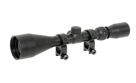 Scope 3-9x50 with high mount rings