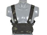Chest Rig COMPACT - Buckle-up, MOLLE Laser Cut - Multicamo Black