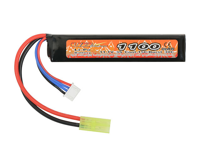 Batteri LiPo 1100mAh 11,1V 15/30C