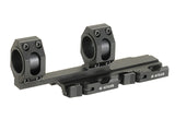 25-30mm One Piece Riffel Kikkertsigte Montage QD - Sort