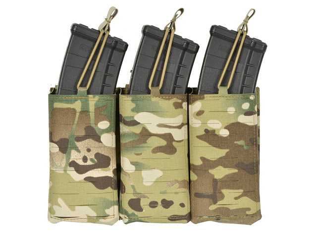 Laser-Cut Panel with 3 AK Magazine Pouches - Multicamo