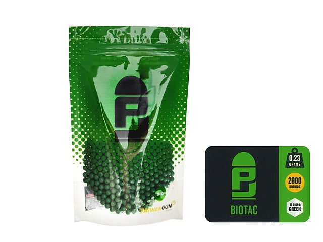 0.23g BIOTAC Airsoft BB'er - 2000rd Taske