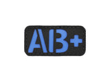 Laser Cut AB+ Blood Type Patch