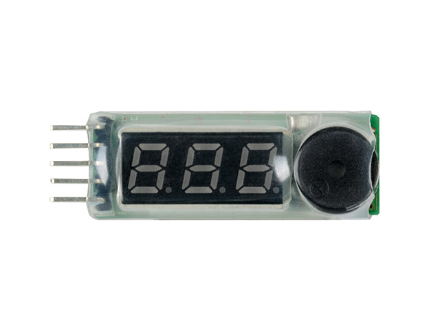 Security Alarm til LiPo batteries med digital display