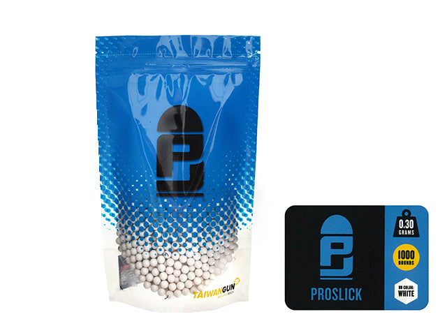 0.30G PROSLICK AIRSOFT BBS - 1000RD BAG