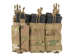 Buckle Up Triple 5.56/Pistol Pouch Panel - MC