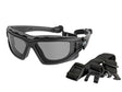 Ballistisk goggles I-Force SLIM anti-dug Dobbelt Pane Glas - Grå