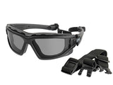 Ballistisk goggles I-Force SLIM anti-dug Dobbelt Pane Glas - Grå
