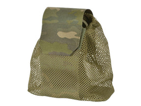Laser Cut Foldable Mesh Dump Pouch - Multicamo Tropic