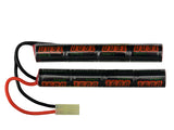 9,6V 1600mAh Ni-MH Butterfly Type Batteri