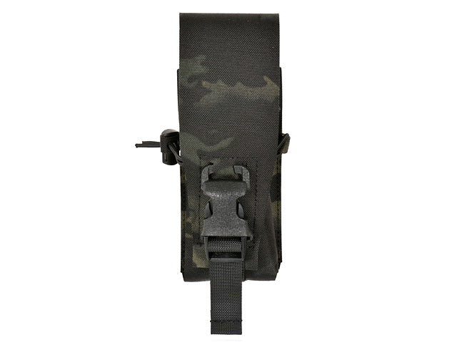 M18 Grenade / 0.5 L Bottle Pouch Laser Cut MOLLE - Multicamo Black