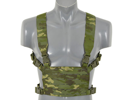 Lightweight Laser-Cut Chest Rig - Multicamo Tropic