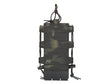 Laser Cut Adjustable Radio / Bottle Pouch with Shockcord - Multicamo Black