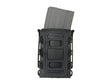 Soft Shell Rifle 5,56 Mag Pouch with MOLLE Clips - Black