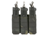 Triple Elastic Pistol Magazine Pouch Laser-cut - MB