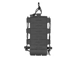 Laser Cut Radio / Bottle Pouch with Adjustable Shockcord - Black