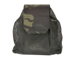 Laser Cut Foldable Mesh Dump Pouch - Multicamo Black