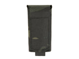 Foldable Bottle Pouch, dual mounting system, Laser Cut - Multicamo Black