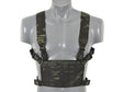 Lightweight Laser-Cut Chest Rig - Multicamo Black