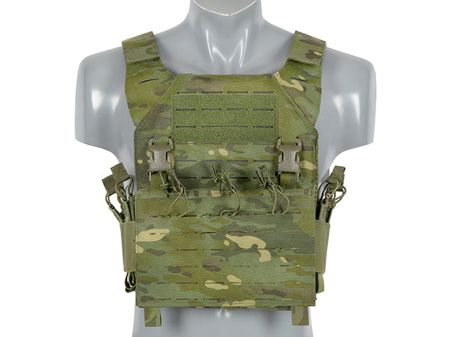 Laser-Cut “Buckle Up" Recon Plate Carrier with AR15/AK Magazine Pouch — MT