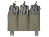 Laser-Cut Buckle Up Panel for 6 AR15 / AK Magazines - Ranger Green