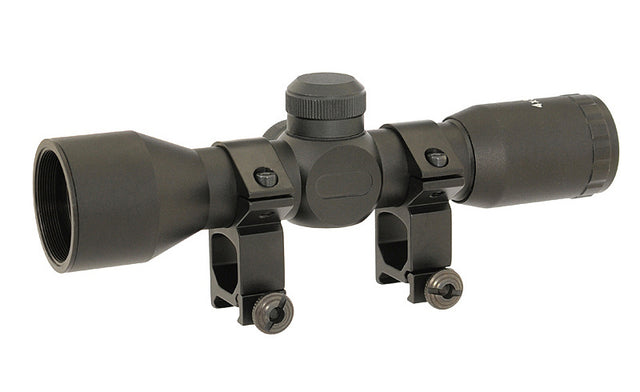 4X32 Compact Scope w/ Rings - Black