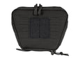 Laser Cut Lower Accessory Utility Pocket with Shockcords for Tourniquet - Black