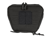 Laser Cut Lower Accessory Utility Pocket with Shockcords for Tourniquet - Black