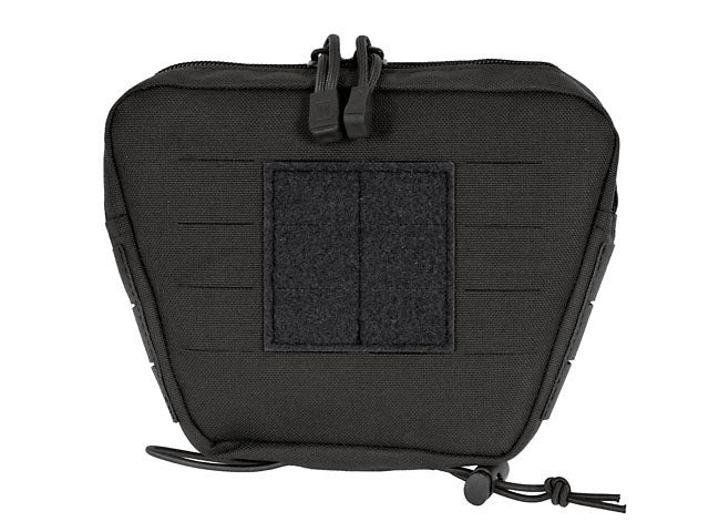 Laser Cut Lower Accessory Utility Pocket with Shockcords for Tourniquet - Black