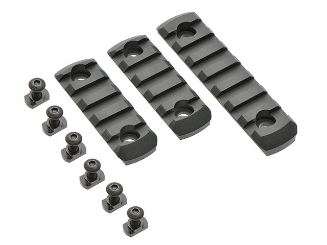 Set of 3 Mounting Rails til M-LOCK Forskæfte - Sort