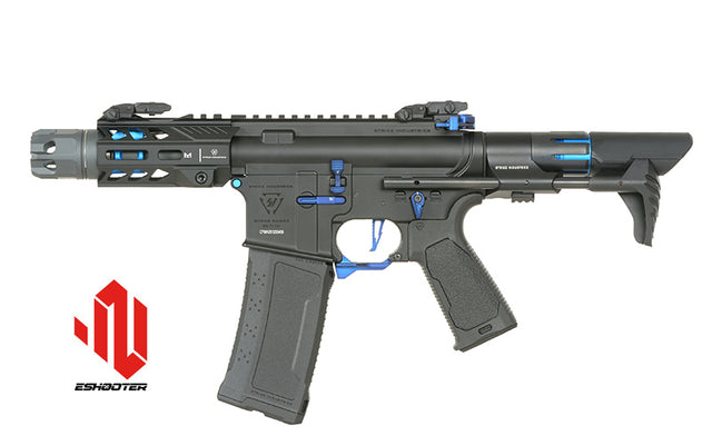 Strike industries 4" Raiders Competition PDW AEG Riffel, GEN-2 - Blå