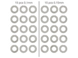 Metal Gear Spacer  0.1mm & 0.15mm