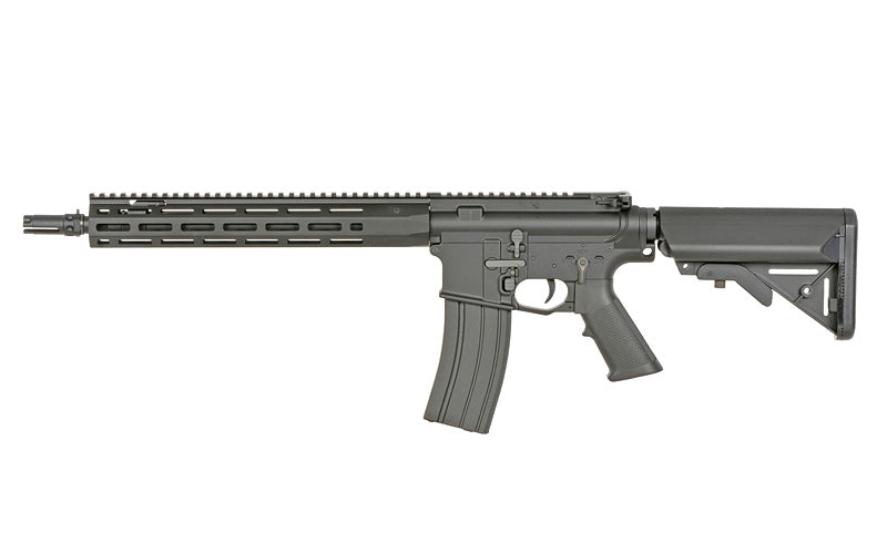 WE13 DSG 13" M4/AR-15 Knight's Armament Airsoft Riffel, 50 RPS, ETU - Sort