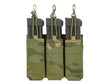 Triple Elastic Pistol Magazine Pouch Laser-cut - MT