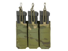Triple Elastic Pistol Magazine Pouch Laser-cut - MT
