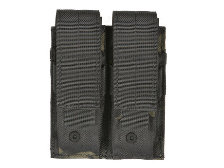 Double pouch for pistol magazines - Multicamo Black