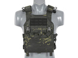 Laser-Cut “Buckle Up" Assault Plate Carrier with AR15/AK Magazine Pouch — MB