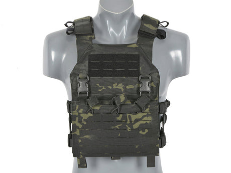 Laser-Cut “Buckle Up" Assault Plate Carrier with AR15/AK Magazine Pouch — MB