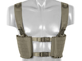 Chest Rig with Two Pouches for 6 AR / AK Magazines, Laser Cut