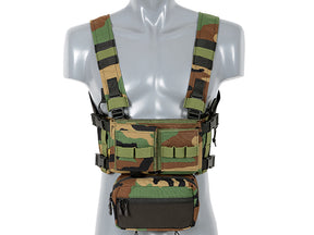 Micro MK3 Chest Rig - Woodland